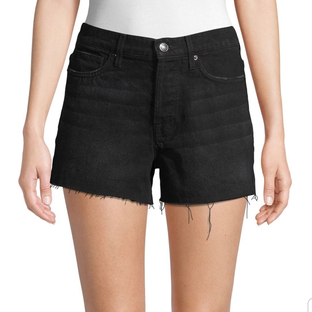 DTLA high rise cotton shorts